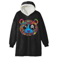 Panda Pirate Abstract Hooded Wearable Blanket