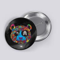 Panda Pirate Abstract Button