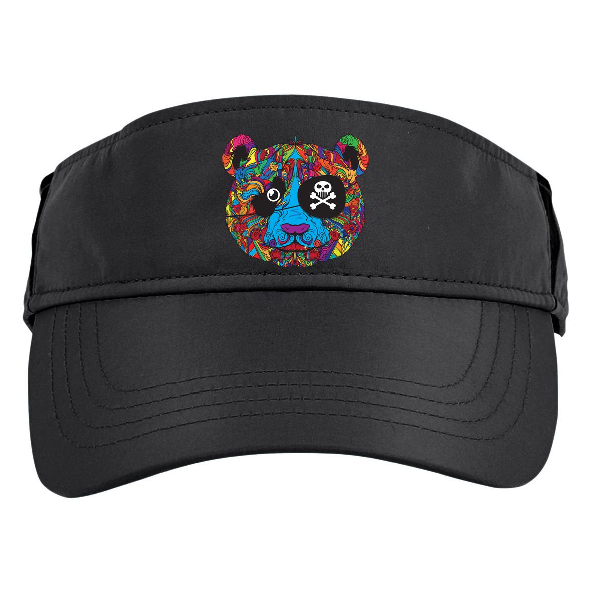Panda Pirate Abstract Adult Drive Performance Visor
