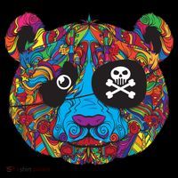 Panda Pirate Abstract Bucket Hat