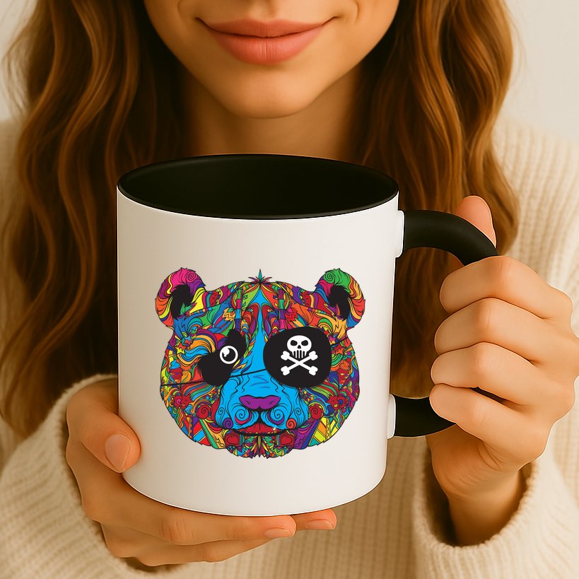 Panda Pirate Abstract Mug