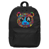 Panda Pirate Abstract 16 in Basic Backpack
