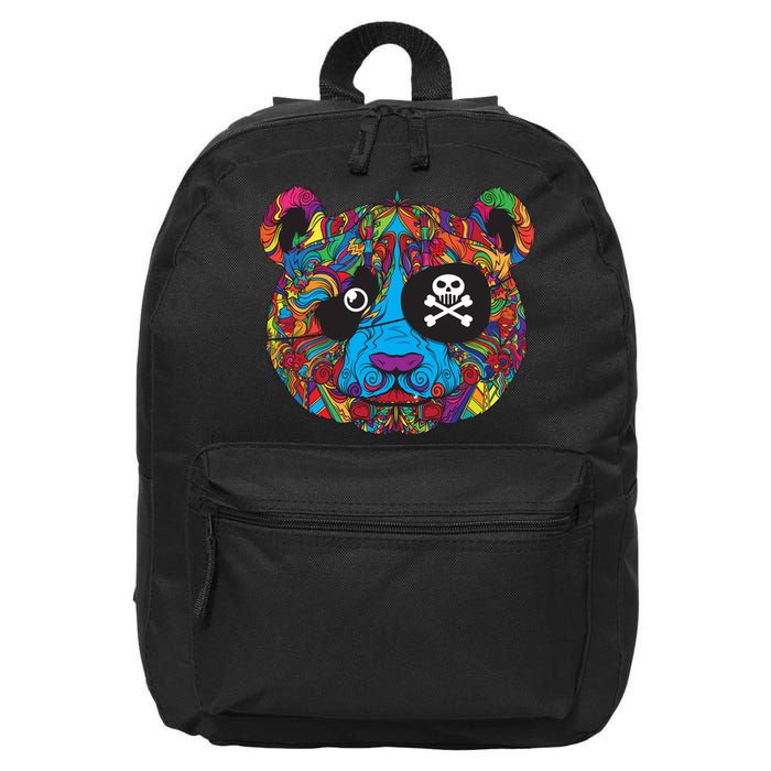 Panda Pirate Abstract 16 in Basic Backpack