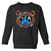 Panda Pirate Abstract Toddler Sweatshirt