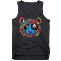 Panda Pirate Abstract Tank Top