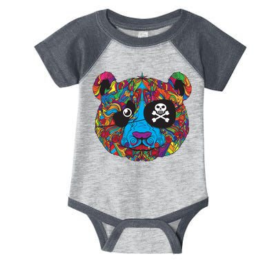 Panda Pirate Abstract Infant Baby Jersey Bodysuit