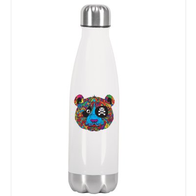 Panda Pirate Abstract Stainless Steel Insulated Water Bottle