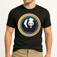 Panda Rainbow Cooling Performance Crew T-Shirt