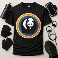 Panda Rainbow Cooling Performance Crew T-Shirt
