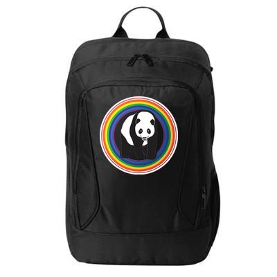 Panda Rainbow City Backpack