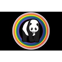 Panda Rainbow Bumper Sticker