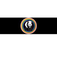 Panda Rainbow Bumper Sticker