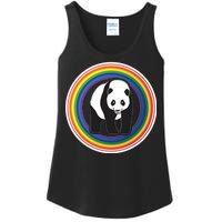 Panda Rainbow Ladies Essential Tank