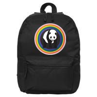 Panda Rainbow 16 in Basic Backpack