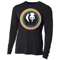 Panda Rainbow Cooling Performance Long Sleeve Crew