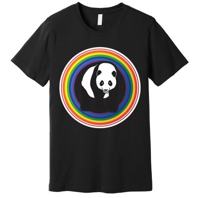 Panda Rainbow Premium T-Shirt