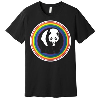 Panda Rainbow Premium T-Shirt