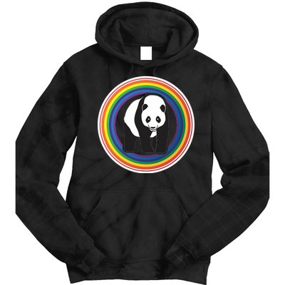 Panda Rainbow Tie Dye Hoodie