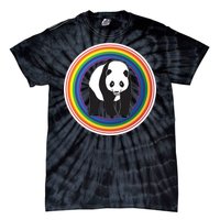 Panda Rainbow Tie-Dye T-Shirt