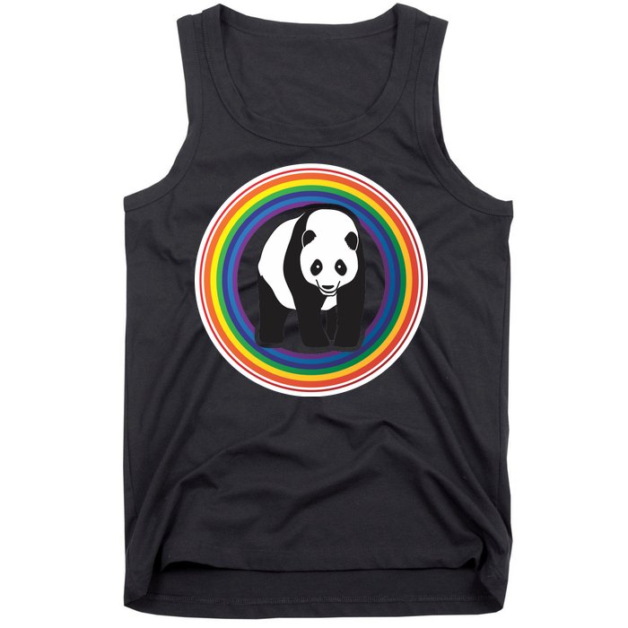 Panda Rainbow Tank Top