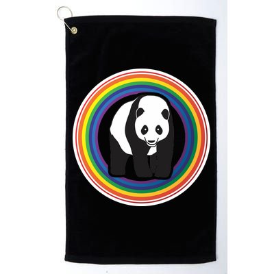 Panda Rainbow Platinum Collection Golf Towel