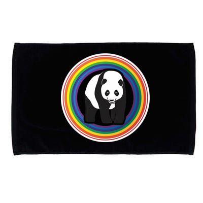 Panda Rainbow Microfiber Hand Towel