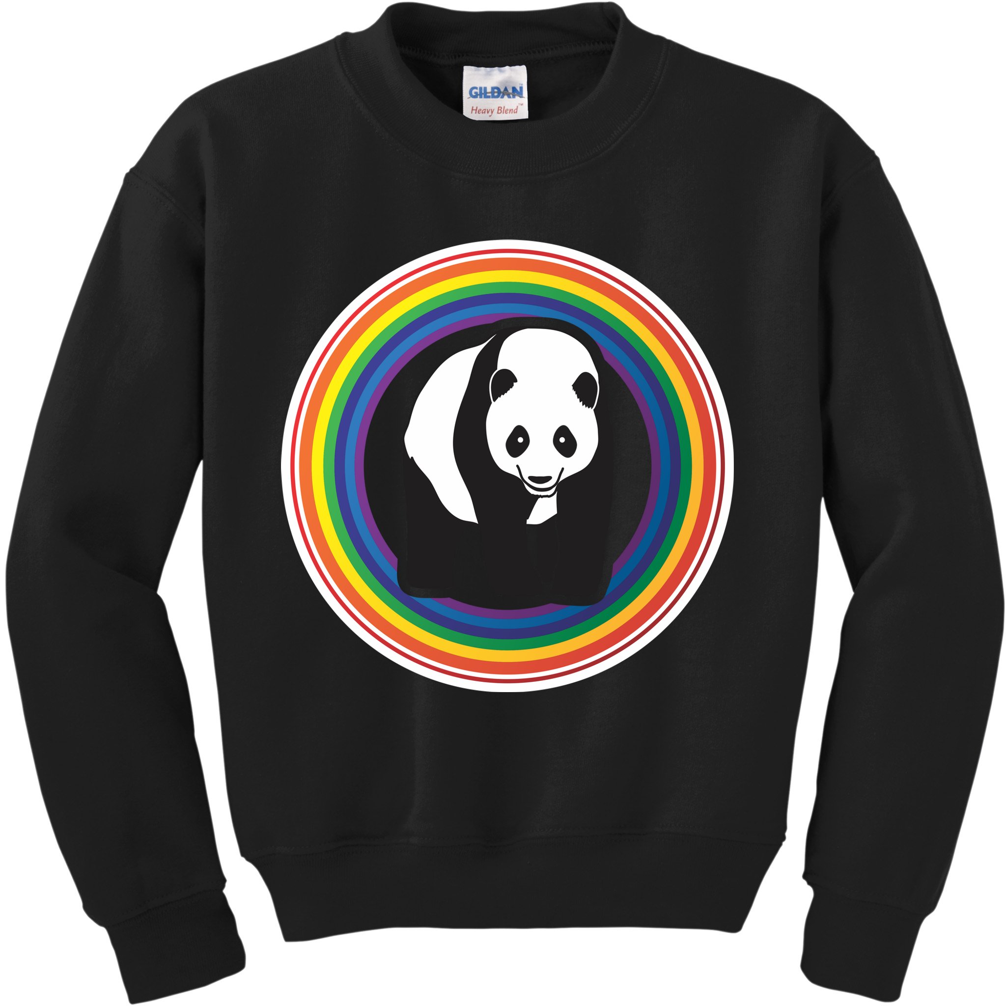 Panda Rainbow Kids Sweatshirt