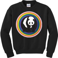 Panda Rainbow Kids Sweatshirt