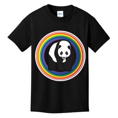 Panda Rainbow Kids T-Shirt
