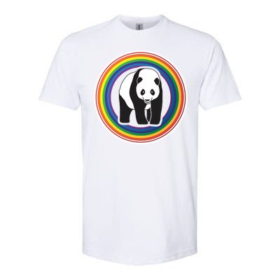 Panda Rainbow Softstyle® CVC T-Shirt