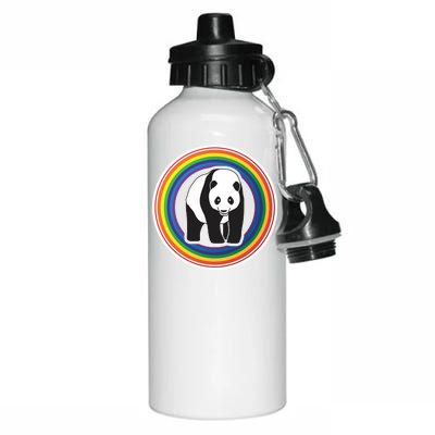 Panda Rainbow Aluminum Water Bottle