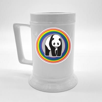 Panda Rainbow Beer Stein