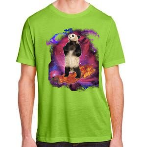 Panda Surfing Bacon In Space Adult ChromaSoft Performance T-Shirt