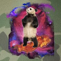 Panda Surfing Bacon In Space Legacy Tie Dye Trucker Hat