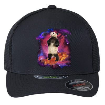 Panda Surfing Bacon In Space Flexfit Unipanel Trucker Cap