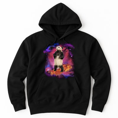 Panda Surfing Bacon In Space Hoodie