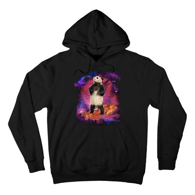 Panda Surfing Bacon In Space Hoodie