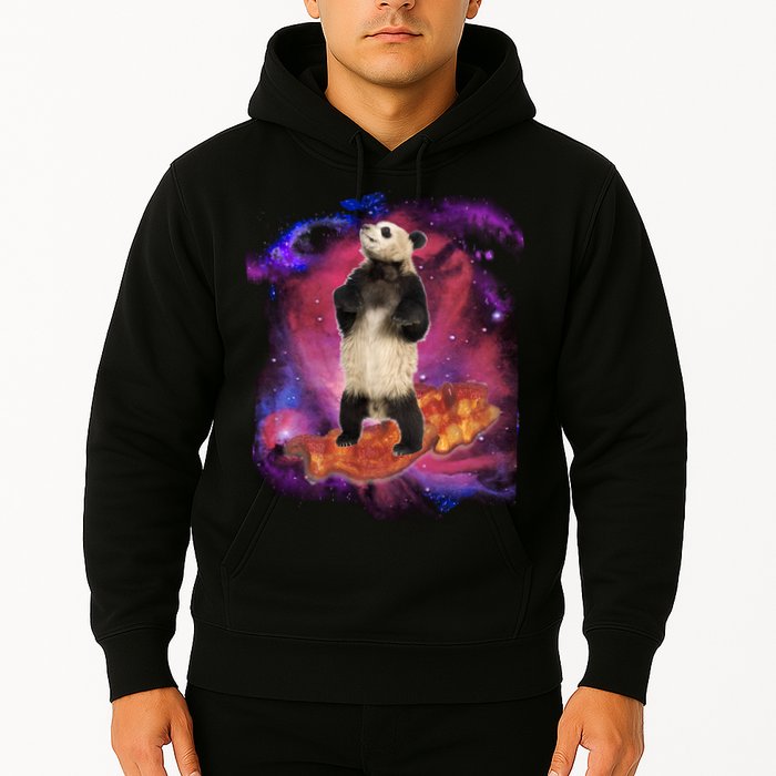 Panda Surfing Bacon In Space Hoodie