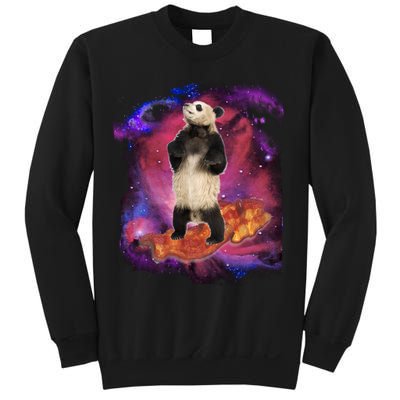 Panda Surfing Bacon In Space Sweatshirt