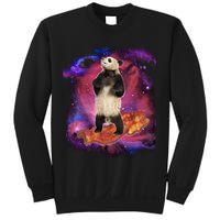 Panda Surfing Bacon In Space Sweatshirt