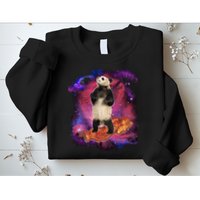Panda Surfing Bacon In Space Sweatshirt