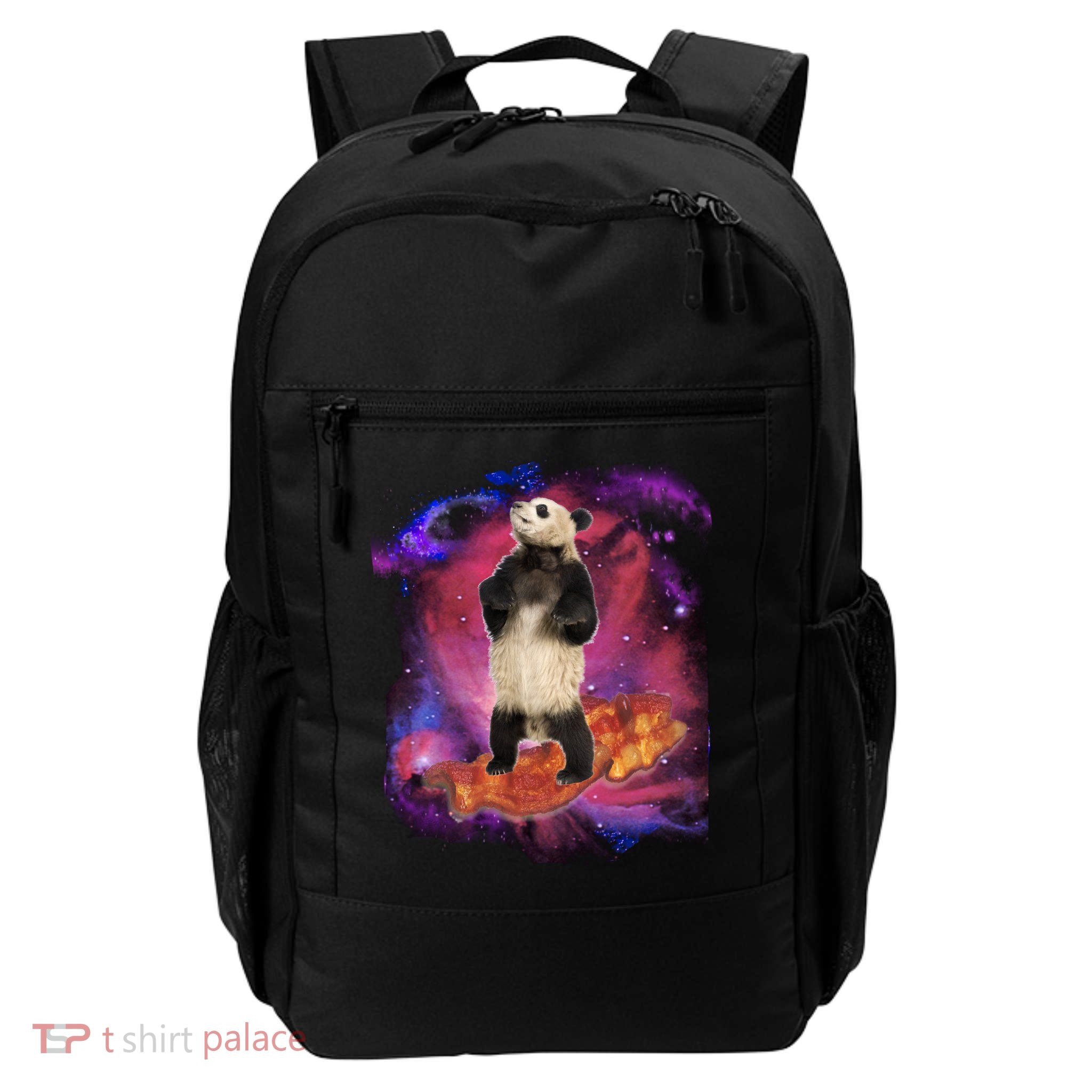 Panda Surfing Bacon In Space Daily Commute Backpack