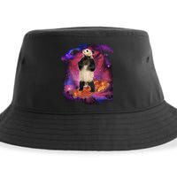 Panda Surfing Bacon In Space Sustainable Bucket Hat