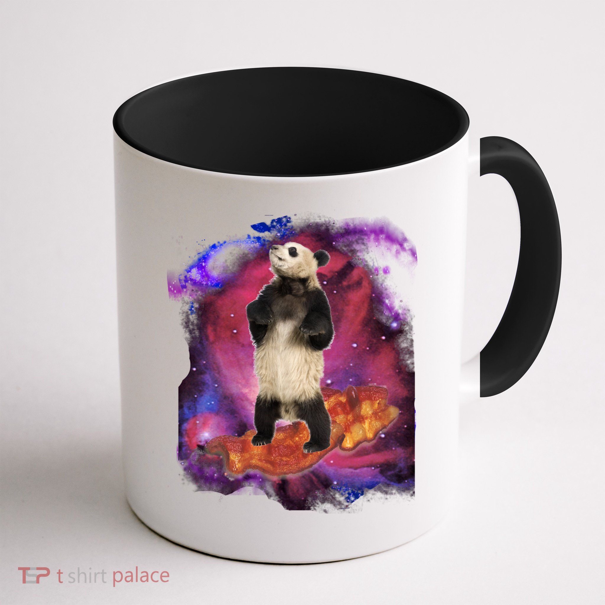 Panda Surfing Bacon In Space Mug