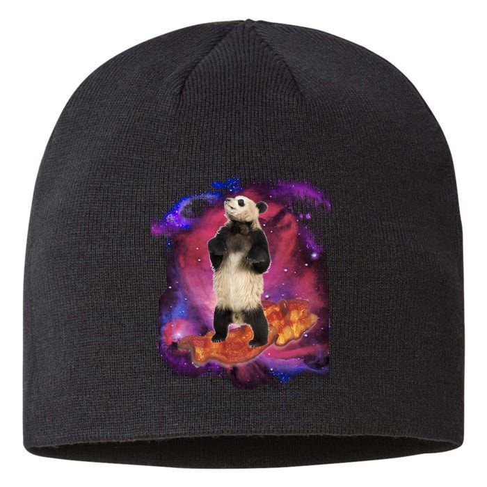 Panda Surfing Bacon In Space Sustainable Beanie