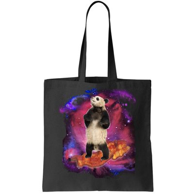 Panda Surfing Bacon In Space Tote Bag