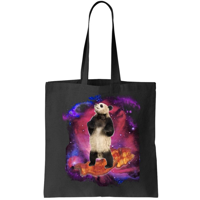 Panda Surfing Bacon In Space Bag