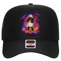 Panda Surfing Bacon In Space Hat