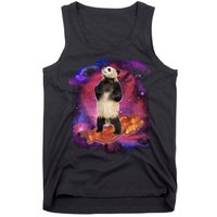 Panda Surfing Bacon In Space Tank Top