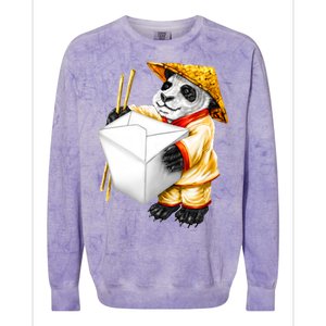 Panda Takeout Colorblast Crewneck Sweatshirt